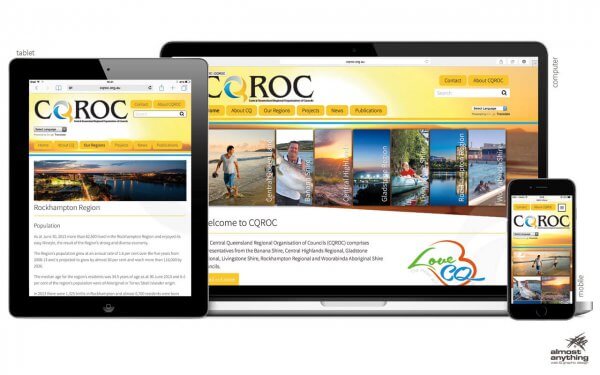 CQROC website screenshots